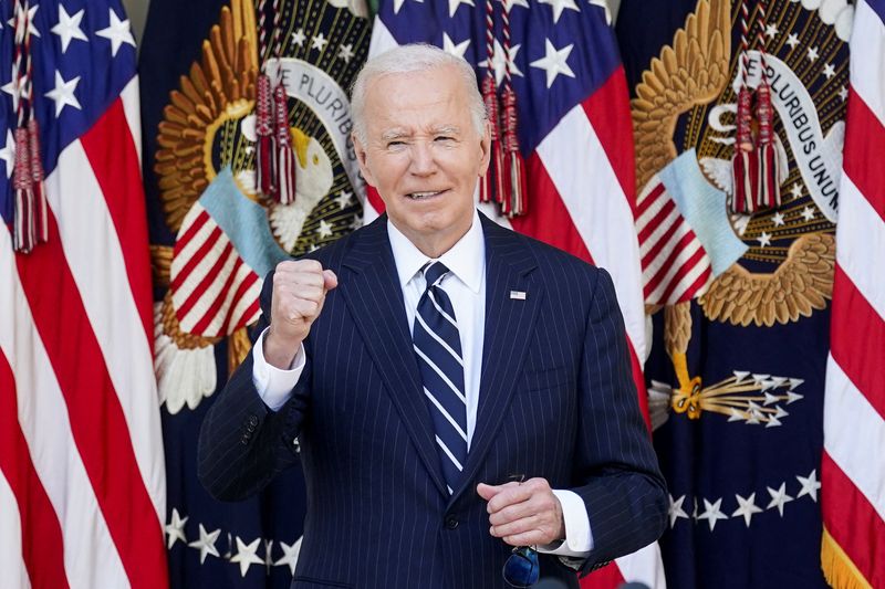 &copy; Reuters. Presidente dos EUA Joe Biden em discurso na Casa Brancan 7/11/2024  REUTERS/Kevin Lamarque