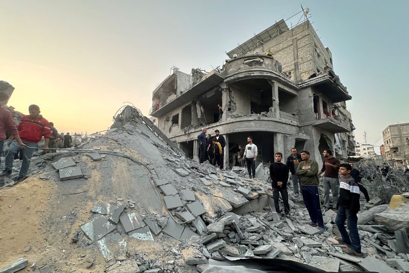 Dozens killed and wounded in Israeli strike on northern Gaza’s Jabalia, medics say By Reuters