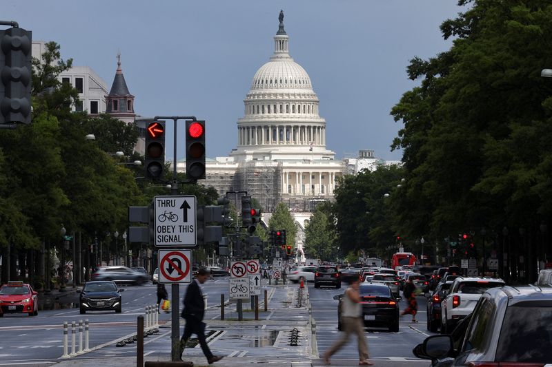 © Reuters. FILE PHOTO: The U.S. Capitol Building is seen in Washington, U.S., August 15, 2023. REUTERS/Kevin Wurm/File Photo