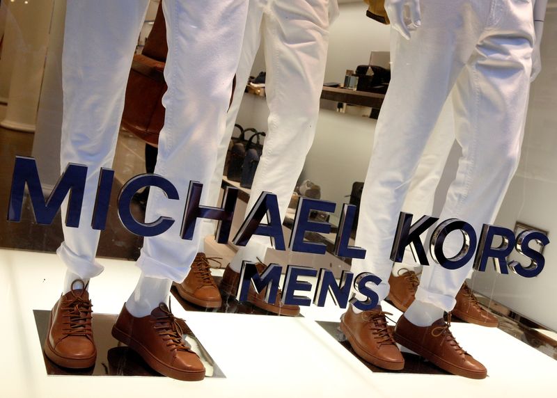 &copy; Reuters. FILE PHOTO: Products are displayed in the window of the Michael Kors store in the SoHo section of New York City, U.S. May 31, 2016.  REUTERS/Brendan McDermid/File Photo