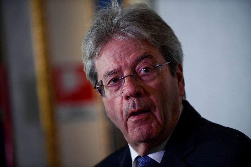 &copy; Reuters. FILE PHOTO: European Commissioner for Economy Paolo Gentiloni attends a press conference during the G7 Finance Ministers and Central Bank Governors' Meeting in Stresa, Italy May 24, 2024. REUTERS/Massimo Pinca/File Photo