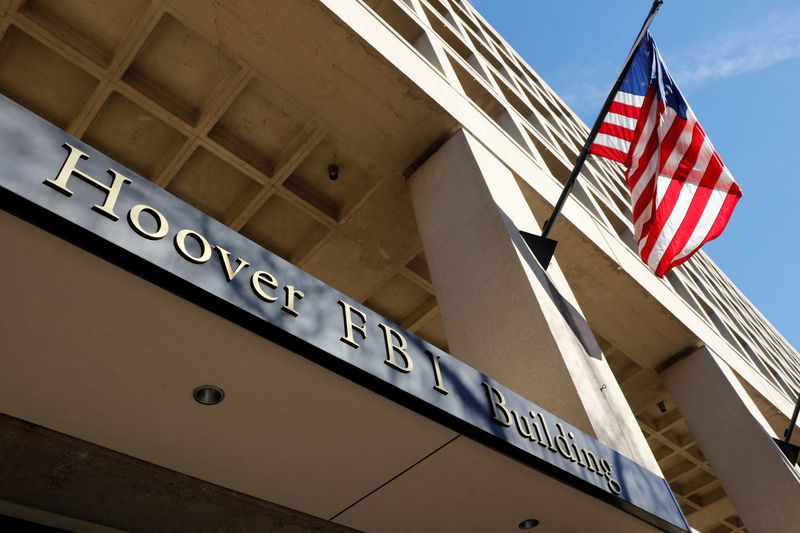 &copy; Reuters. FILE PHOTO: FBI headquarters building is seen in Washington, U.S., December 7, 2018. REUTERS/Yuri Gripas/File Photo