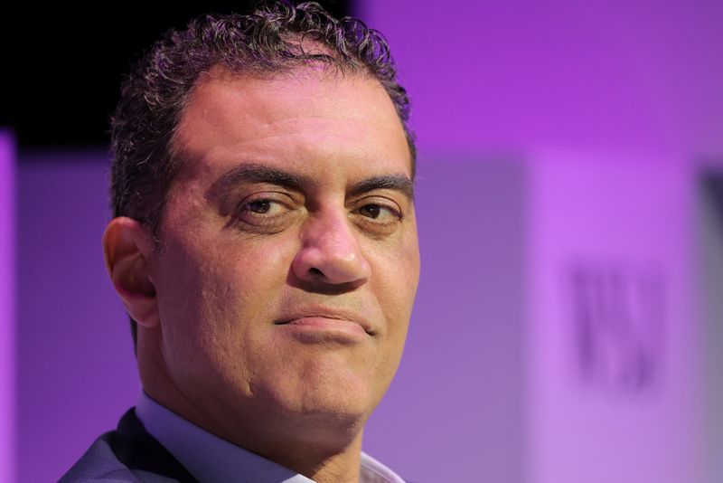 © Reuters. FILE PHOTO: Emil Michael, Former Chief Business Officer of Uber, looks on during The Wall Street Journal's Future of Everything Festival in New York City, U.S., May 21, 2024. REUTERS/Andrew Kelly/File Photo