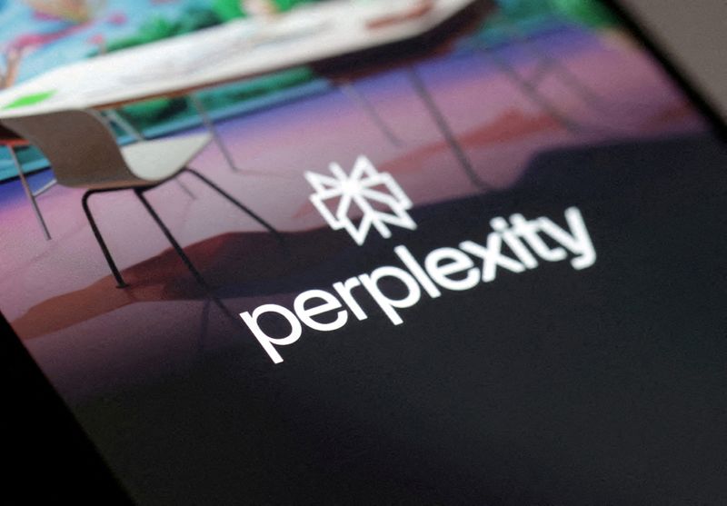 &copy; Reuters. FILE PHOTO: Perplexity AI logo is seen in this illustration taken January 4, 2024. REUTERS/Dado Ruvic/Illustration/File Photo