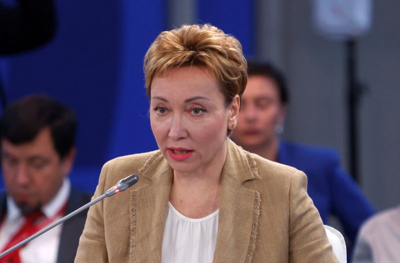 &copy; Reuters. FILE PHOTO: Olga Skorobogatova, First Deputy Governor at Russia's Central Bank, attends a session of the St. Petersburg International Economic Forum (SPIEF) in Saint Petersburg, Russia June 16, 2022. REUTERS/Maxim Shemetov/File Photo