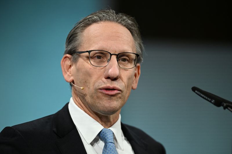 © Reuters. FILE PHOTO: German Finance Minister Joerg Kukies speaks at the 18th SZ Economic Summit in Berlin, Germany November 12, 2024. REUTERS/Annegret Hilse/File Photo