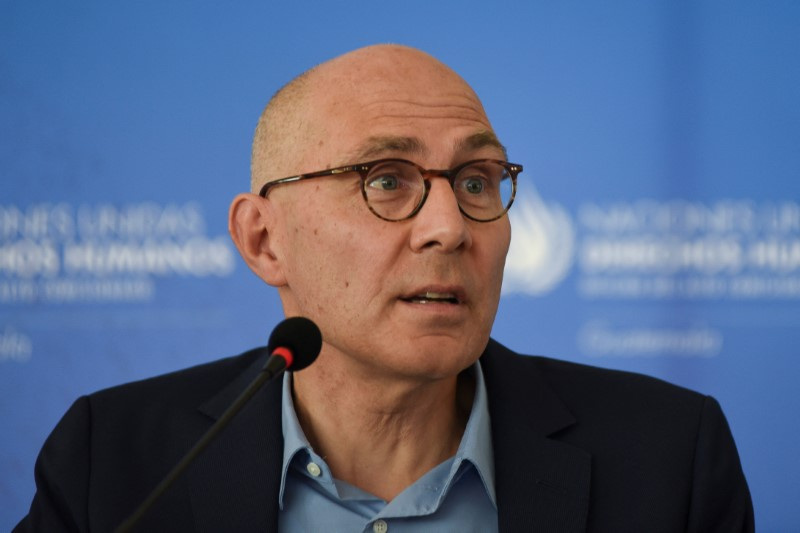 &copy; Reuters. Volker Turk na Guatemala n 19/7/2024   REUTERS/Cristina Chiquin