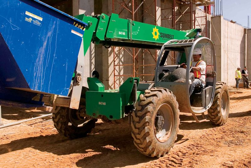 &copy; Reuters. FILE PHOTO: An undated handout photo shows an example of the Ashtead Group's Sunbelt Rentals hire equipment. Ashtead Group/Handout via REUTERS/File Photo