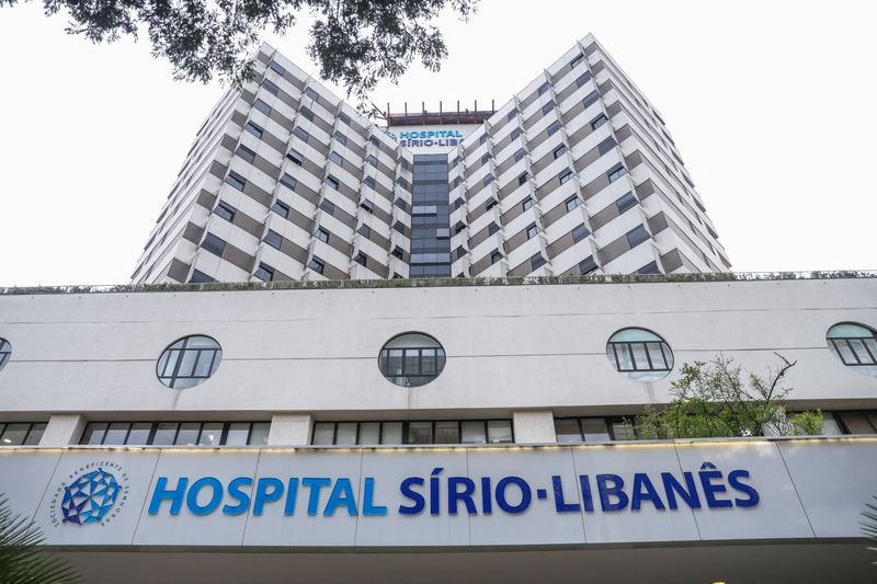 &copy; Reuters. Hospital Sírio-Libanês, onde o presidente Luiz Inácio Lula da Silva está internado, em São Paulon10/12/2024nREUTERS/Carla Carniel 