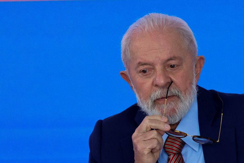 © Reuters. Brazil's President Luiz Inacio Lula da Silva attends a meeting of the National Industrial Development Council (CNDI) at the Planalto Palace in Brasilia, Brazil January 22, 2024. REUTERS/Adriano Machado/File Photo