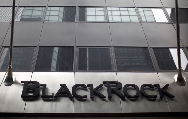 &copy; Reuters. FILE PHOTO: A BlackRock building is seen in New York June 12, 2009.  REUTERS/Eric Thayer/File Photo