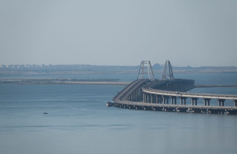 &copy; Reuters. Kerch Strait, Crimea, July 17, 2023.  REUTERS