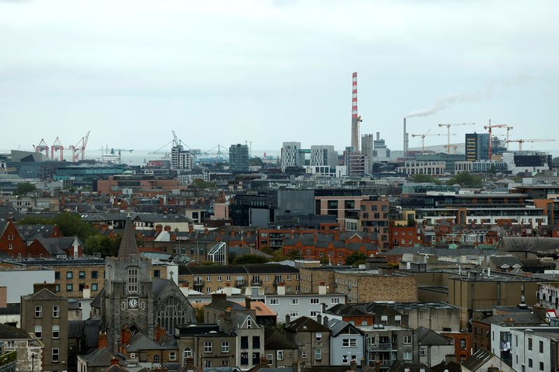 &copy; Reuters. FILE PHOTO: General view of the city centre of Dublin, Ireland October 9, 2024. REUTERS/Clodagh Kilcoyne/File Photo