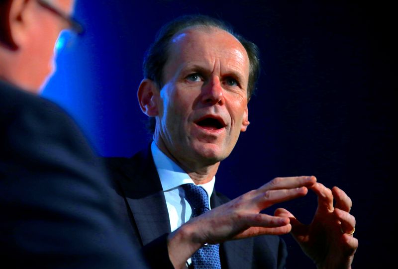 © Reuters. FILE PHOTO: Australia and New Zealand Banking Group Chief Executive Shayne Elliott speaks during a Reuters Newsmaker event in Sydney, Australia, November 30, 2016.    REUTERS/David Gray/File Photo