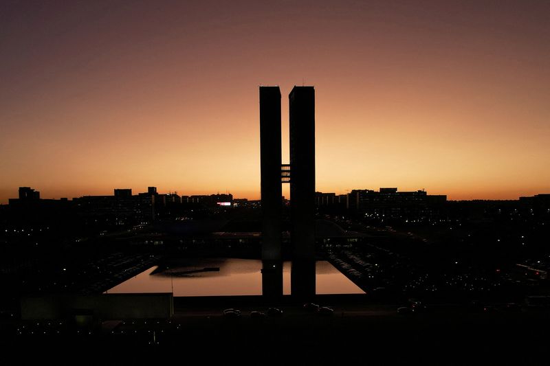 © Reuters. Vista do Congresso Nacional em Brasília
18/06/2024 REUTERS/Adriano Machado