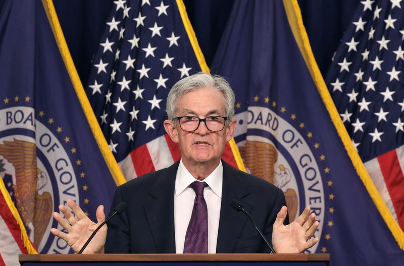 &copy; Reuters. U.S. Federal Reserve Chair Jerome Powell speaks during a press conference where he announced the Fed had cut interest rates by a quarter point following a two-day meeting of the Federal Open Market Committee on interest rate policy in Washington, U.S., De