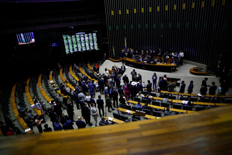 &copy; Reuters. Plenário da Câmara dos Deputadosn18/12/2024nREUTERS/Adriano Machado