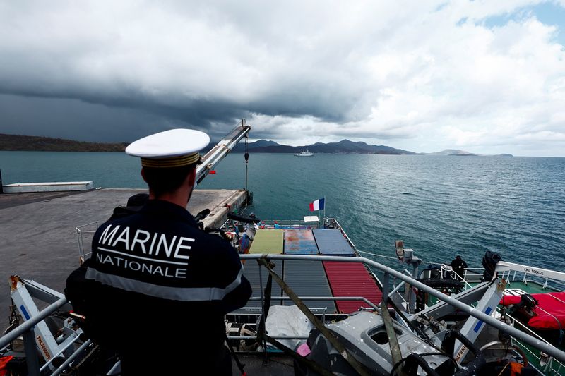 © Reuters. French Navy multi-purpose Vessel 