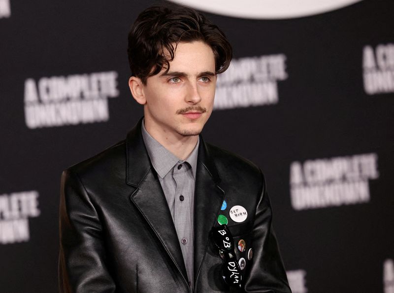 &copy; Reuters. Timothée Chalamet em Los Angelesn 10/12/2024   REUTERS/Mario Anzuoni