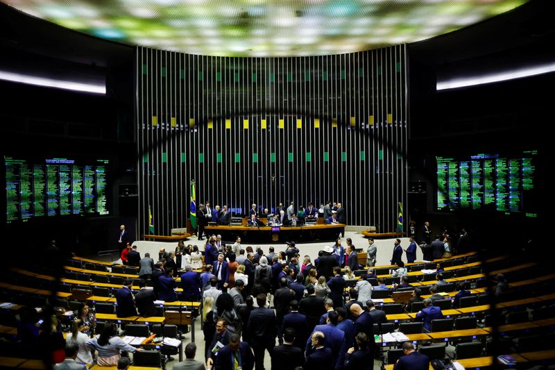 &copy; Reuters. Plenário da Câmara dos Deputadosn18/12/2024nREUTERS/Adriano Machado