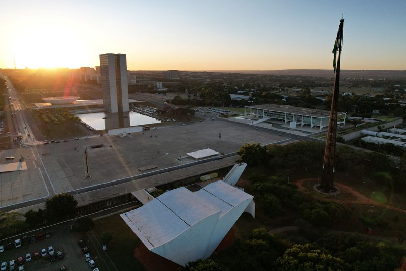 © Reuters. Vista do Congresso Nacional em Brasília
18/06/2024 REUTERS/Adriano Machado