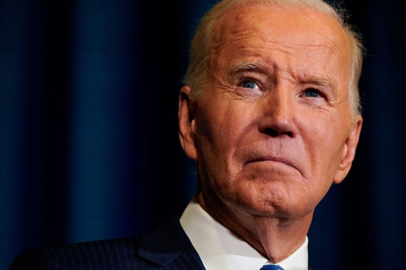 &copy; Reuters. FILE PHOTO: U.S. President Joe Biden delivers remarks during the Tribal Nations Summit at the Department of the Interior in Washington, D.C., U.S., December 9, 2024. REUTERS/Elizabeth Frantz/File Photo