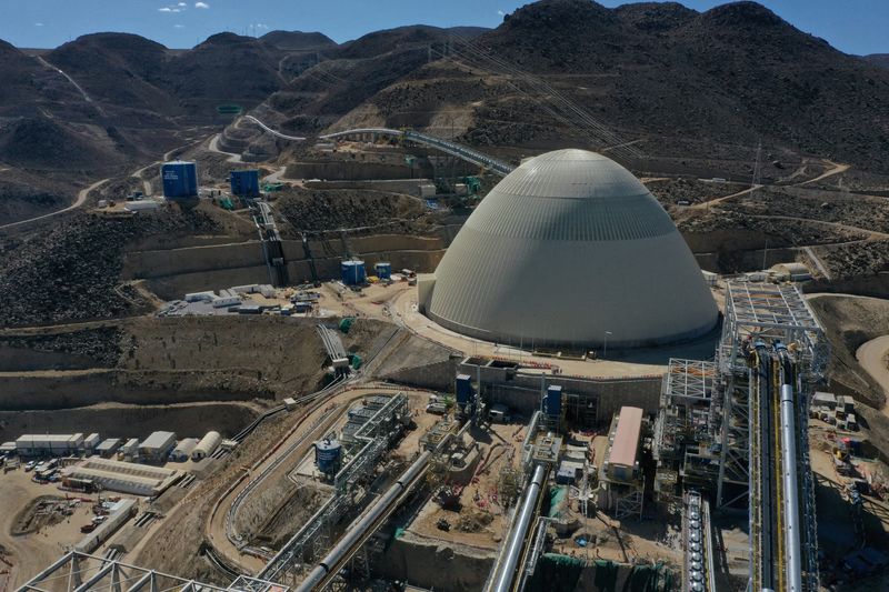 &copy; Reuters. FILE PHOTO: A general view of Anglo American's Quellaveco copper mine in Peru, obtained by Reuters on April 26, 2024. Anglo American/Handout via REUTERS/File Photo