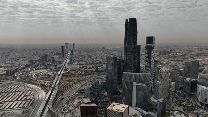 &copy; Reuters. FILE PHOTO: A drone view shows cityscape in Riyadh, Saudi Arabia - December 1, 2024 REUTERS/Mohammed Benmansour/File Photo