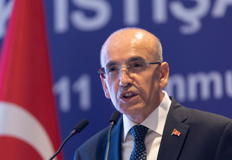 Turkey's fuel, tobacco tax moves will not harm inflation goal, Simsek says