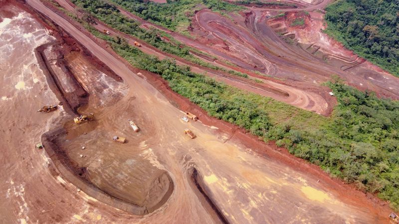 &copy; Reuters. Mina de minério de ferro da ArcelorMittal na Libéria