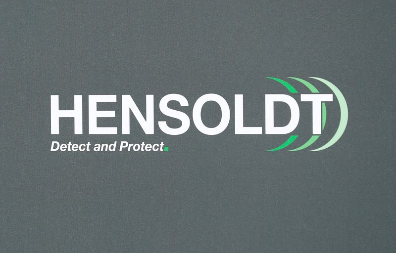 &copy; Reuters. A logo of defense supplier Hensoldt AG is pictured during Hensoldt's initial public offering (IPO) at the Frankfurt Stock Exchange in Frankfurt, Germany, September 25, 2020. REUTERS/Ralph Orlowski