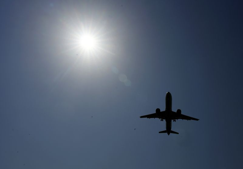 &copy; Reuters. FILE PHOTO: AirBaltic aircraft approaches Riga International Airport, Latvia July 21, 2022. REUTERS/Ints Kalnins/File Photo