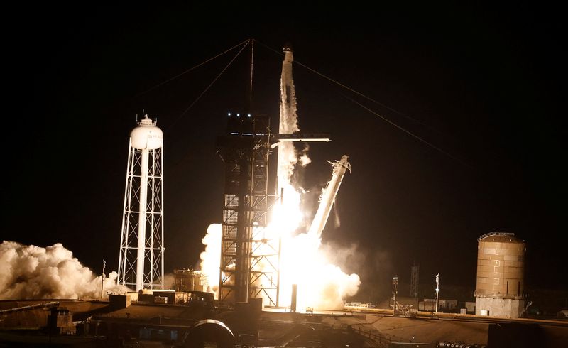 &copy; Reuters. Falcon 9, da SpaceX, na Flórida, EUAn10/9/2024 REUTERS/Joe Skipper/Arquivo