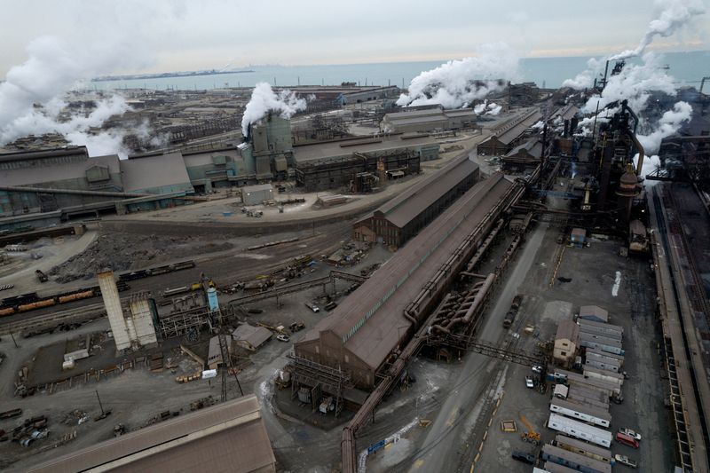 &copy; Reuters. Gary Works steel mill, Gary, Indiana, December 12, 2024. REUTERS/Vincent Alban/File Photo