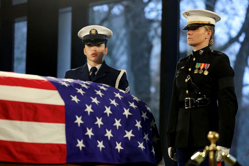 Harris, lawmakers pay tribute to US President Jimmy Carter at Capitol