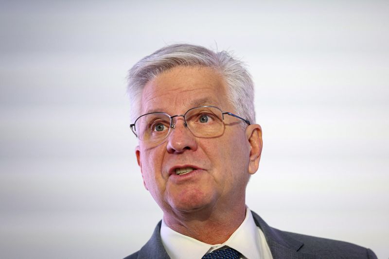 &copy; Reuters. Diretor do Fed Christopher Waller durante conferência, em Nova York, nos EUAn12/11/2024nREUTERS/Brendan McDermid