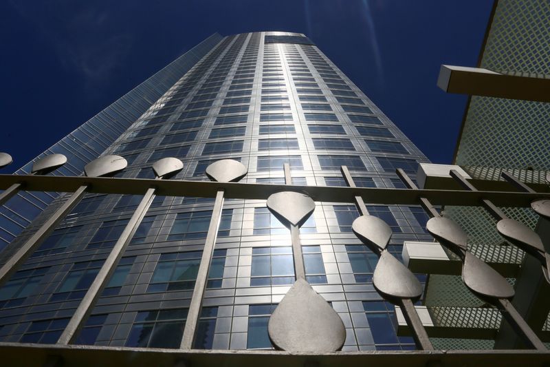 &copy; Reuters. FILE PHOTO: The headquarters of Argentina's state energy company YPF is seen in Buenos Aires, Argentina February 10, 2021. Picture taken February 10, 2021. REUTERS/Matias Baglietto/File Photo