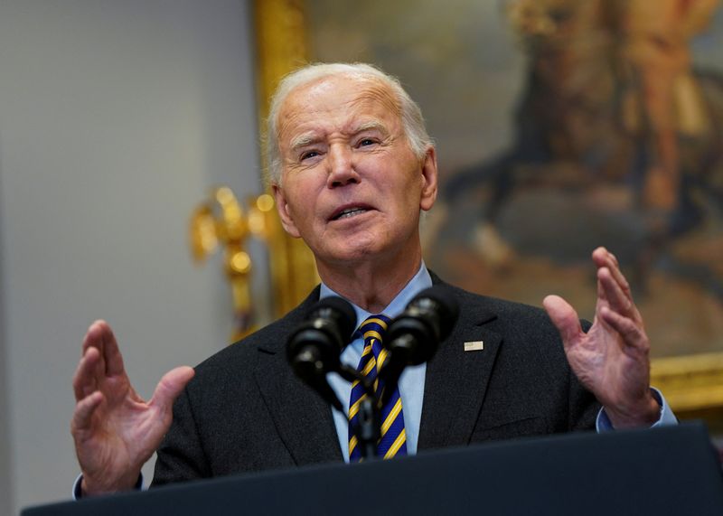 &copy; Reuters. Presidente dos EUA, Joe Bidenn10/01/2025nREUTERS/Elizabeth Frantz