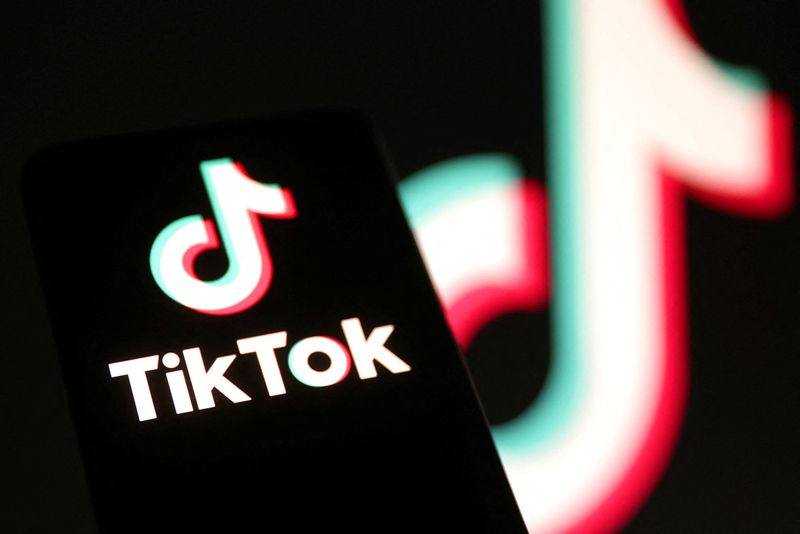 &copy; Reuters. Logo do TikTok em foto de ilustraçãon08/01/2025 REUTERS/Dado Ruvic