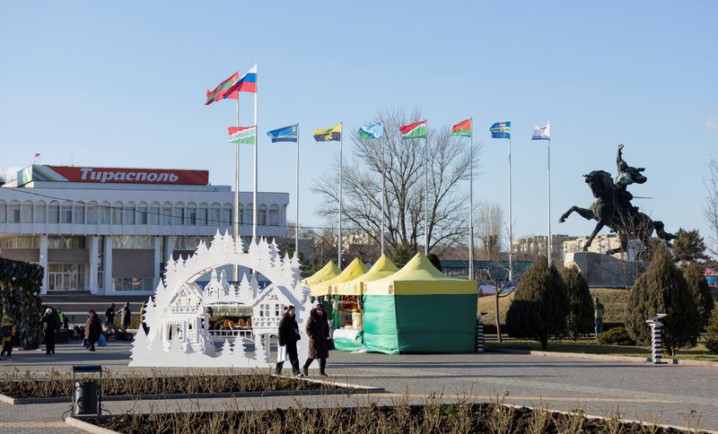 © Reuters. Tiraspol, Transnistria, Moldova, January 4, 2025. REUTERS/Vladislav Bachev