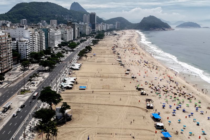 &copy; Reuters. Praia de Copacabana, Rio de Janeiron17/11/2024. REUTERS/Sergio Queiroz