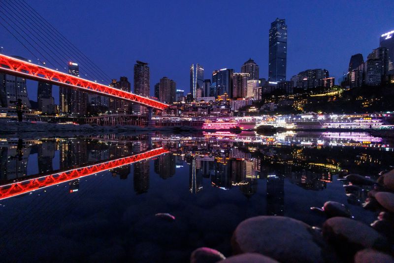 &copy; Reuters. Vista da cidade de Chongqing, na Chinan20/08/2022nREUTERS/Thomas Peter