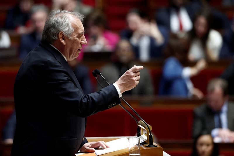 &copy; Reuters. Primeiro-ministro francês, François Bayroun14/01/2025nREUTERS/Benoit Tessier