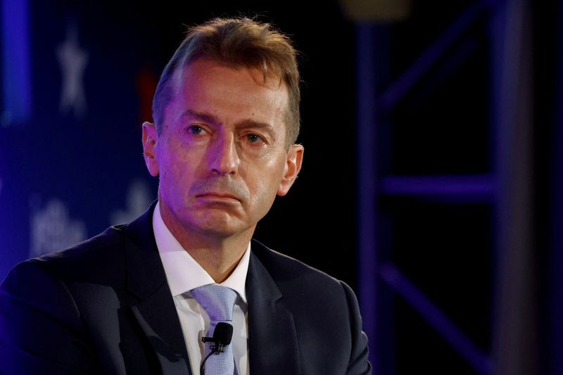 &copy; Reuters. FILE PHOTO: Airbus CEO Guillaume Faury takes part in a panel discussion at the International Air Transport Association's (IATA) Annual General Meeting in Boston, Massachusetts, U.S., October 4, 2021.   REUTERS/Brian Snyder/File Photo