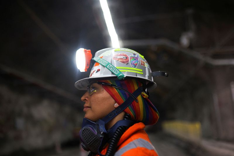 &copy; Reuters. FILE PHOTO: Fernanda Jerez, a Chuquicamata copper mine underground mining project worker, poses for a picture, in Calama, Chile, February 6, 2024. REUTERS/Pablo Sanhueza/File Photo