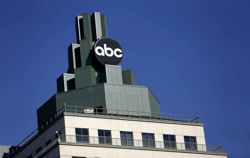 &copy; Reuters. FILE PHOTO: A logo for ABC is pictured atop a building in Burbank, California February 5, 2014. REUTERS/Mario Anzuoni/File Photo