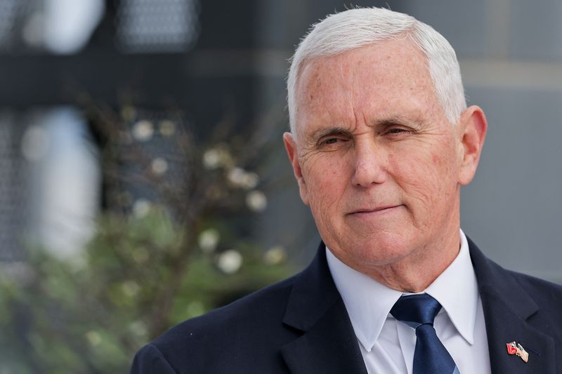 &copy; Reuters. Former U.S. Vice-President Mike Pence attends an event in Taipei, Taiwan January 17, 2025. REUTERS/Ann Wang