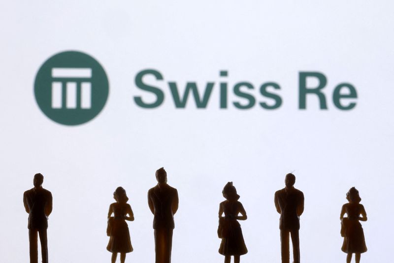 &copy; Reuters. FILE PHOTO: Swiss Re logo is seen in this illustration taken November 10, 2024. REUTERS/Dado Ruvic/Illustration/File Photo