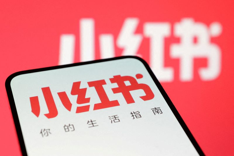 &copy; Reuters. FILE PHOTO: RedNote, known in China as Xiaohongshu, logo is seen in this illustration taken January 15, 2025. REUTERS/Dado Ruvic/Illustration/File Photo