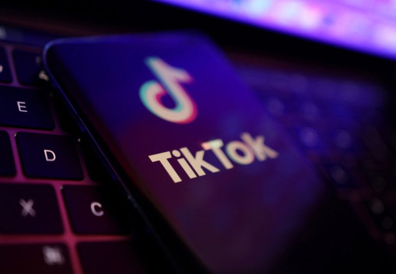 &copy; Reuters. FILE PHOTO: TikTok app logo is seen in this illustration taken, August 22, 2022. REUTERS/Dado Ruvic/Illustration/File Photo